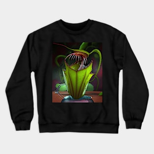 Funny Graphic Pitcher Plant Art Cool Nepenthes Carnivores Gift Crewneck Sweatshirt